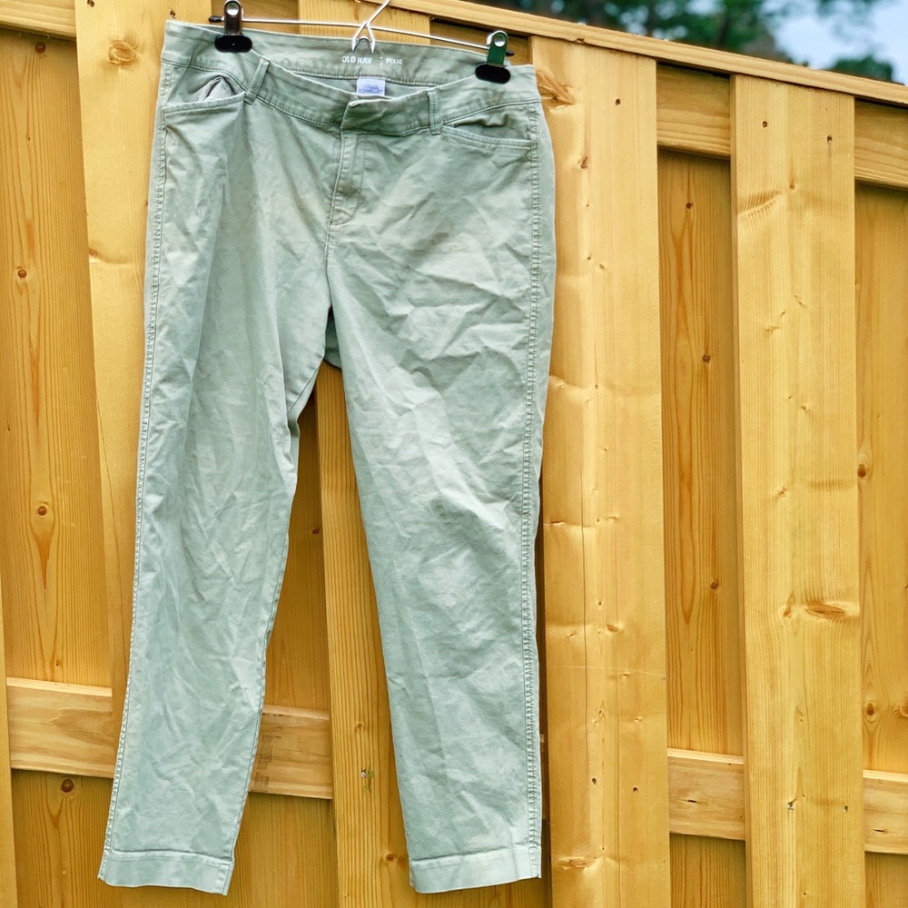 Old Navy green jeggings